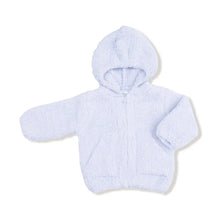Chenille - Light Blue Hooded Jacket