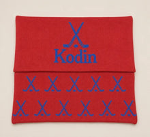 Hockey Name Cotton Knit Double Blanket