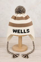 Hats with Pom- Stripes