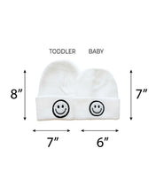 Smile Beanie for Baby and Toddler-White