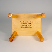 Step Stool (Black, White or Grey) -Puzzle Name with Hearts
