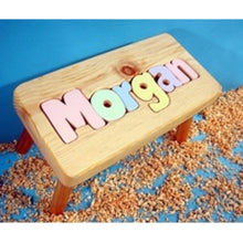 Step Stool-Natural Name Puzzle (Click to see more options)