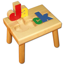 Step Stool-Natural Name Puzzle (Click to see more options)