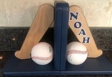 Book Ends-Baseball Bat and Ball