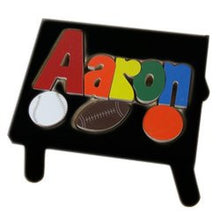 Step Stool - Puzzle Name with Sports