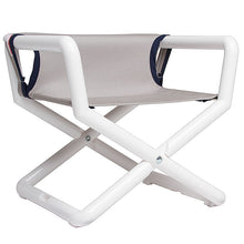 Junior Director Chairs  Grey with Pink Trim