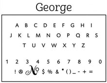 Personalized Stamper-George Design