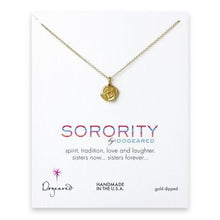 Sorority Rose Necklace