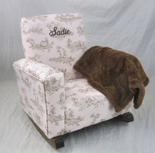 Upholstered Rocker Pink Jamestown