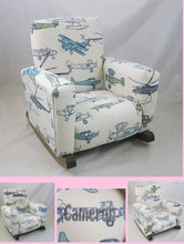 Upholstered Rocker Pink Jamestown