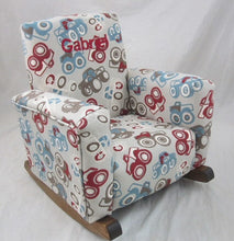 Upholstered Rocker Pink Jamestown
