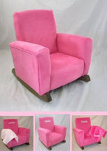 Upholstered Rocker Pink Jamestown