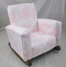 Upholstered Rocker Pink Jamestown