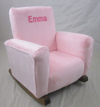 Upholstered Rocker Pink Jamestown