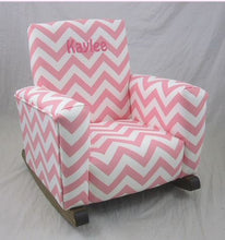 Upholstered Rocker Pink Jamestown