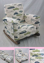 Upholstered Rocker Pink Jamestown