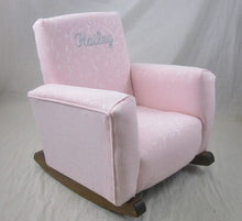 Upholstered Rocker Pink Jamestown