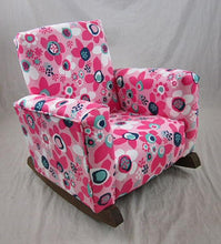 Upholstered Rocker Pink Jamestown